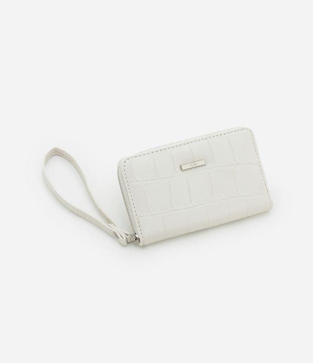 Carteira Pequena em PU com Texturas na Superfície - 1