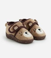 Pantufa Fechado Infantil com Bordado de Ursinho - Tam 19 a 28 - 1