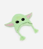 Touca Infantil em Tricô com Bordado Baby Yoda - Tam Único - 1
