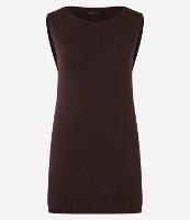 Blusa Alongada em Tricô Leve com Fenda Lateral - 1