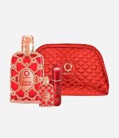 Coffret Perfume Royal Amber Rouge 80ml + Travel Size 7,5ml + Nécessaire + Atomizador  - 1