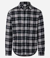 Camisa Regular em Flanela com Estampa Xadrez - 1