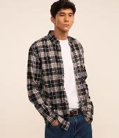 Camisa Regular em Flanela com Estampa Xadrez - 2