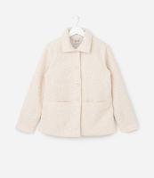 Jaqueta Alongada Infantil em Sherpa - Tam 5 a 14 Anos - 1