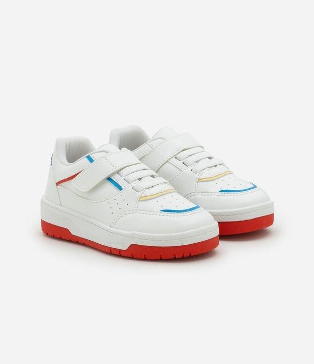 Tênis Infantil com Recortes Contrastantes - Tam 20 ao 27 - 1