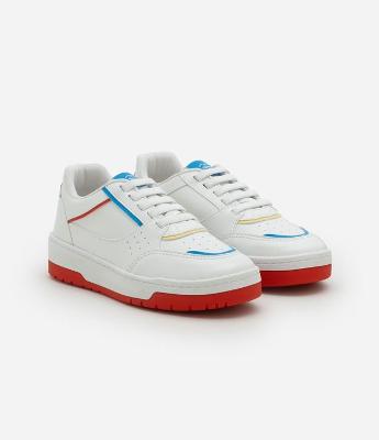 Tênis Infantil com Recortes Contrastantes - Tam 28 ao 36