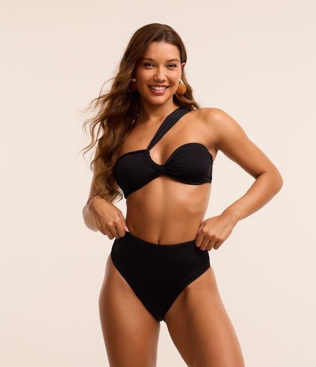 Biquíni Calcinha Hot Pants em Microfibra com Lateral Franzido - 2