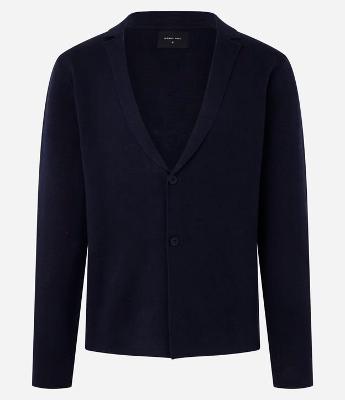 Blazer em Algodão com Gola Lapela