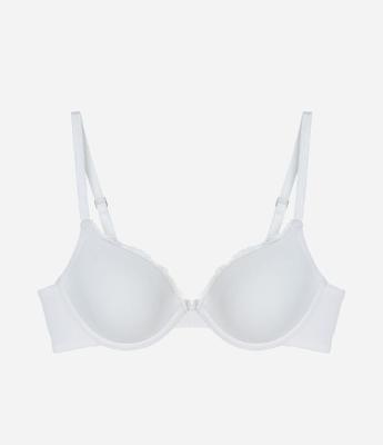 Sutiã Base Bojo Oco em Microfibra com Detalhe de Renda