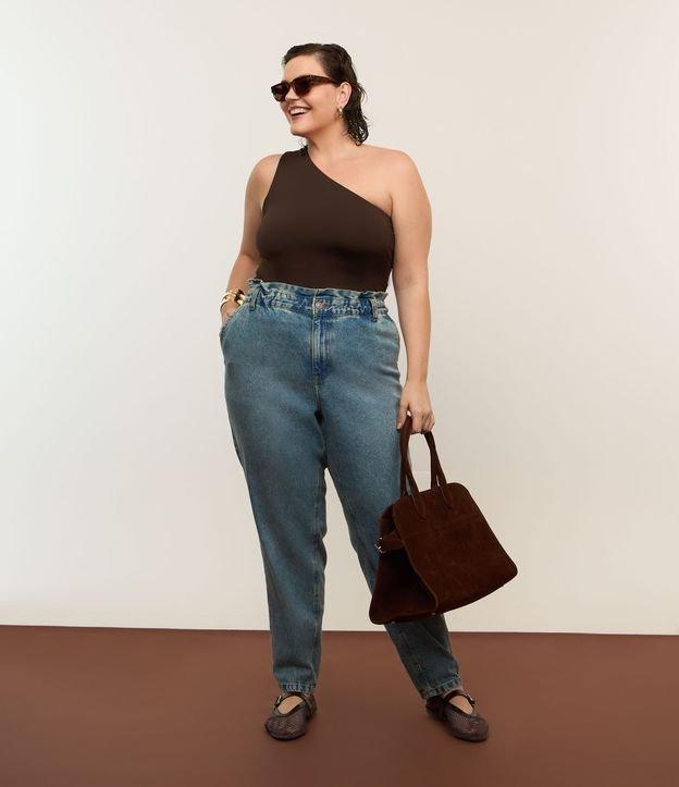 Calça Jeans Clochard com Lavagem Dirty Curve & Plus Size - 2
