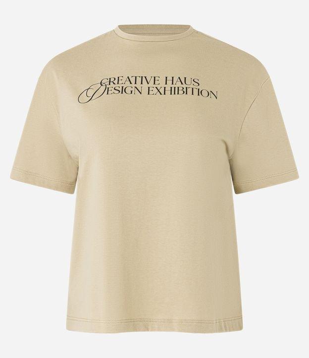 Camiseta Boxy em Algodão com Estampa Design Exhibition - 1