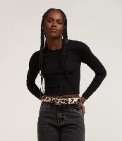 Blusa em Malha Texturizada com Gola Redonda - 1