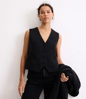 Colete em Polivelour com Botões Forrados e Brilho - 2