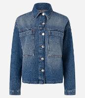 Camisa Overshirt em Jeans com Bolsos Frontais - 1