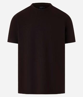 Camiseta Básica em Algodão com Textura