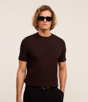 Camiseta Básica em Algodão com Textura - 2