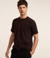 Camiseta Básica em Algodão com Textura - 3