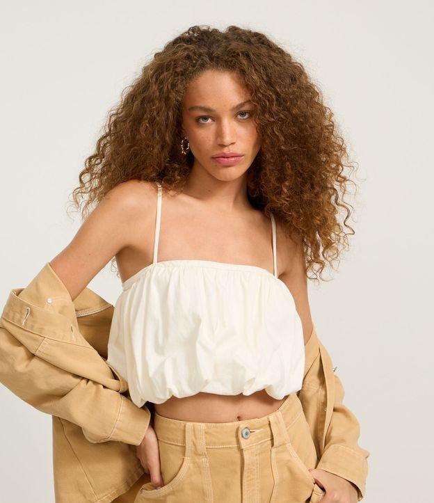 Blusa Balonê em Algodão Agroecológico com Alça Regulável - 2