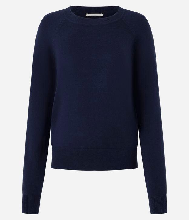 Suéter em Tricô com Gola Redonda - 1