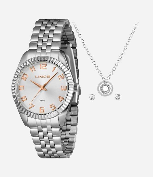 Kit Relógio Analógico Feminino Lince  - 1