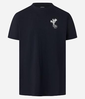 Camiseta em Algodão com Estampa de Vila Histórica