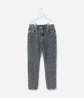 Calça Infantil em Jeans Básica Marmorizada - Tam 5 a 14 Anos - 1
