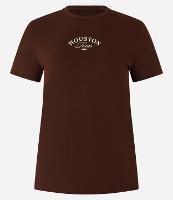 Blusa Baby Look em Algodão com Estampa Houston - 1