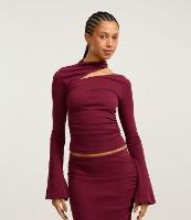 Blusa em Algodão Agroecológico com Recorte Vazado e Manga Flare - 2