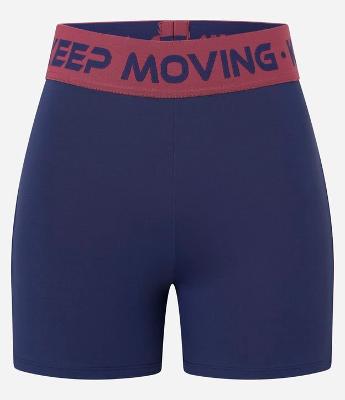 Bermuda Crossfiteira em Microfibra com Cós Elástico Keep Moving