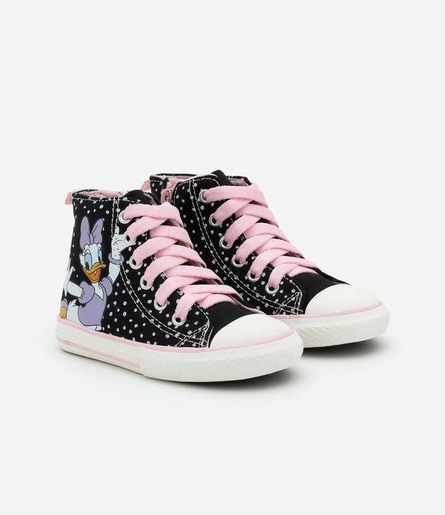 Tênis Infantil Abotinado com Estampa Minnie e Margarida - Tam 20 a 27 - 1