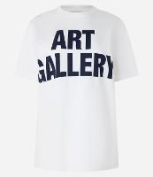 Camiseta em Algodão com Lettering Art Gallery - 1