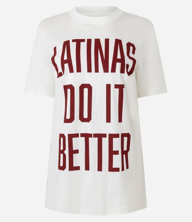 Camiseta T-shirt em Algodão com Estampa Latinas do it Better - 1