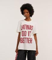 Camiseta T-shirt em Algodão com Estampa Latinas do it Better - 2