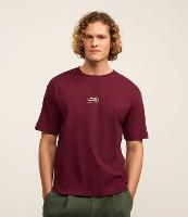 Camiseta T-shirt Boxy em Algodão com Estampa Lettering - 2