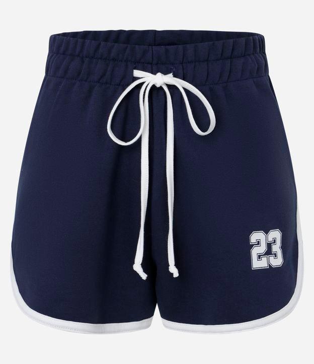 Short Curto em Moletom com Forro Fleece e Estampa 23 - 1