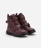 Bota Coturno Infantil com Fivelas Florzinhas - Tam 20 a 27 - 1