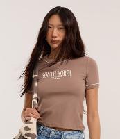 Blusa New T-shirt em Algodão com Estampa South Korea - 2