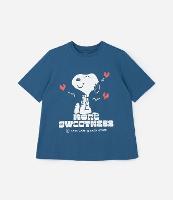 Camiseta em Algodão com Estampa do Snoopy Curve & Plus Size - 1