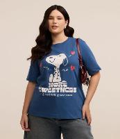 Camiseta em Algodão com Estampa do Snoopy Curve & Plus Size - 2