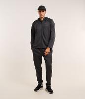 Calça Esportiva com Textura e Bolsos com Zíper - 2