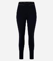 Calça Legging Esportiva em Microfibra com Detalhes Contrastantes - 1