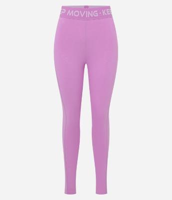Calça Legging Esportiva em Microfibra com Cós Elástico Keep Mooving