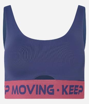 Top Esportivo em Microfibra com Bojo Removível e Elástico Keep Moving