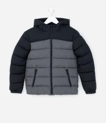 Jaqueta Infantil em Microfibra com Recortes - Tam 5 a 14 Anos