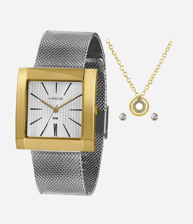 Kit Relógio Analógico Feminino Lince  - 1