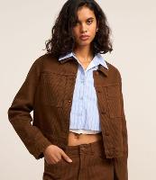 Jaqueta Regular em Sarja Cotelê com Bolsos Frontais - 2