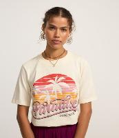 Camiseta T-shirt em Algodão com Estampa Paradise - 2