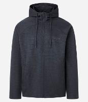 Casaco Esportivo com Textura e Estampa Lettering - 1