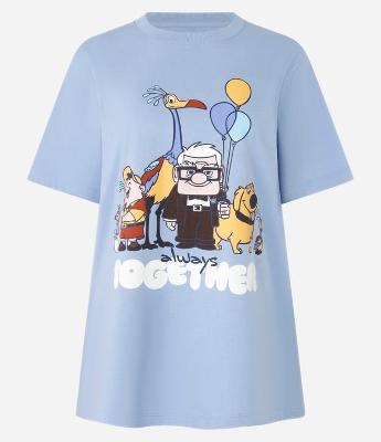 Camiseta T-shirt em Algodão com Estampa Up Altas Aventuras