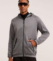 Casaco Esportivo em Helanca com Bolsos e Zíper - 1